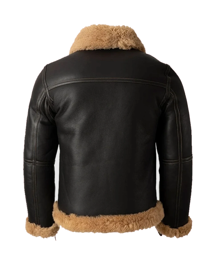 Shop The Men's Battle Shearling Leather Jacket