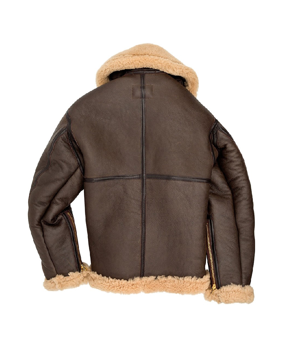 Shop The R.A.F Sheepskin Aviator Bomber Jacket