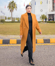 Women's Hypnotic Lotus Wool Coat Side - Trendy Leather Jackets