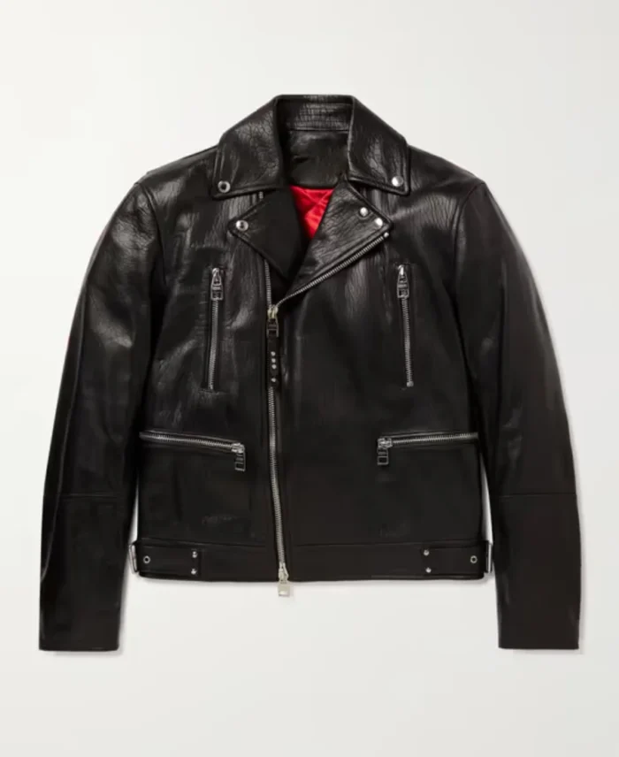 Alexander Mcqueen Biker Slim Fit Leather Jacket - Trendy Leather Jackets