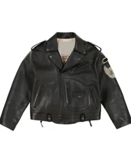 Avirex Black Motorcycle Leather Jacket - Trendy Leather Jackets