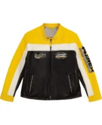 Avirex Lone Wolf Racer Leather Jacket - Trendy Leather Jackets