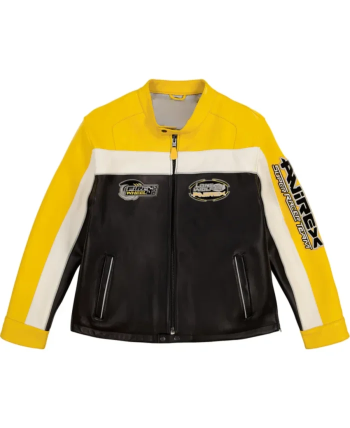 Avirex Lone Wolf Racer Leather Jacket - Trendy Leather Jackets