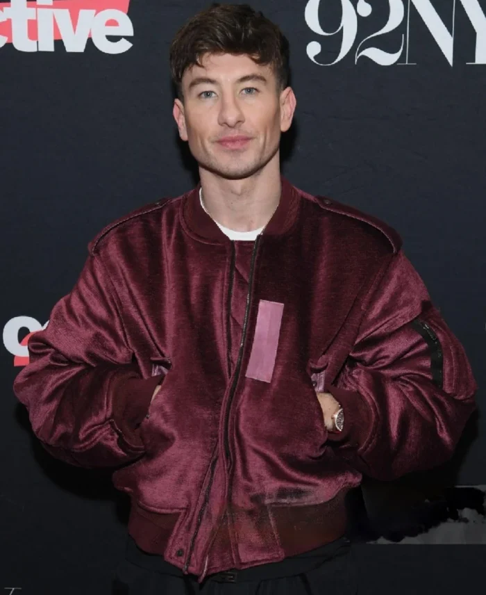 Barry Keoghan 92Y Talk Red Jacket - Trendy Leather Jackets