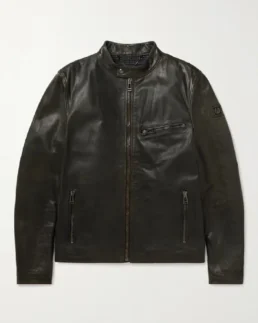 Belstaff Legacy Pearson Waxed Black Leather Jacket - Trendy Leather Jackets