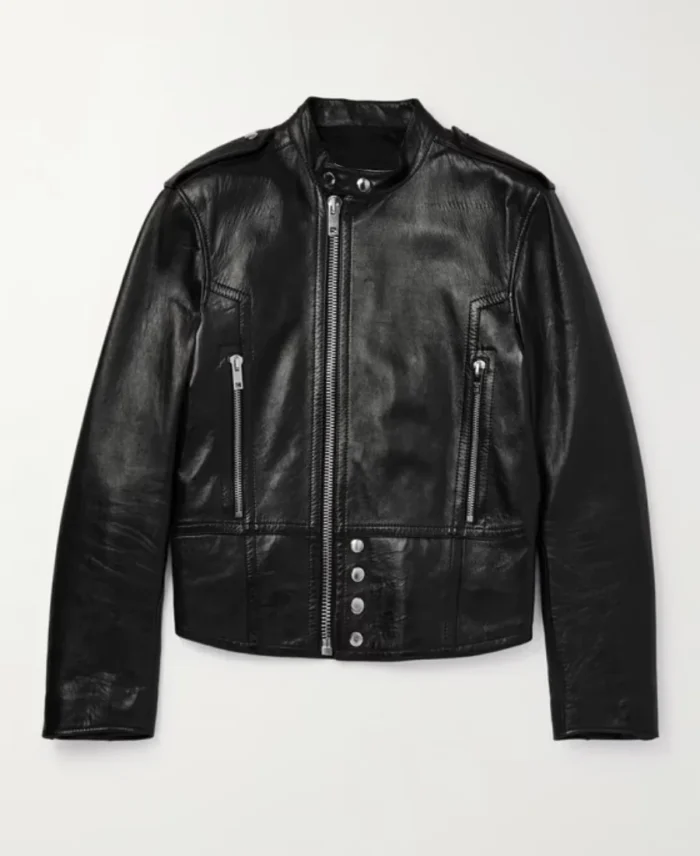 Celine Homme Biker Leather Jacket - Trendy Leather Jackets