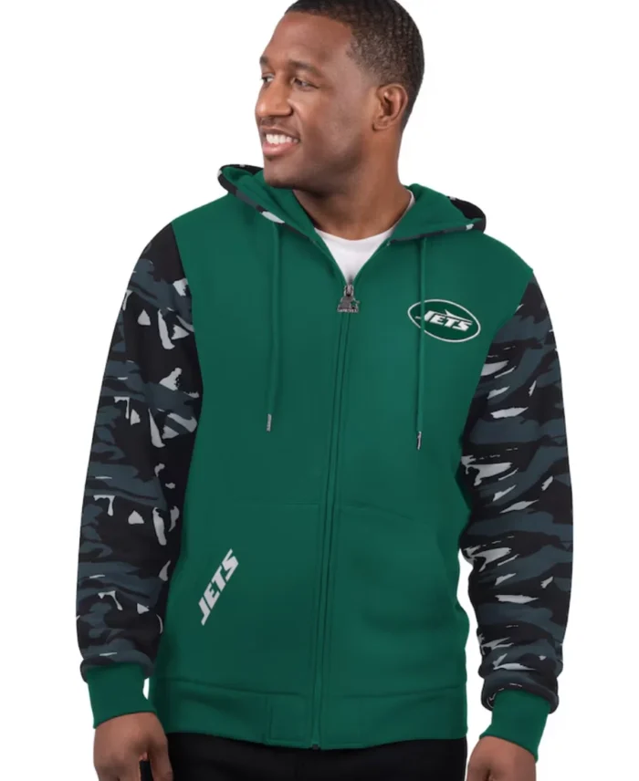 New York Jets Thursday Night Gridironm Full Zip Hoodie - Trendy Leather Jackets