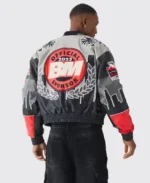Shop The Boxy Official Man PU Black Varsity Jacket - Trendy Leather Jackets