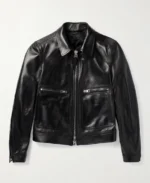 Tom Ford Black Leather Jacket - Trendy Leather Jackets