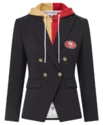 Women's San Francisco 49ers Black Blazer - Trendy Leather Jackets