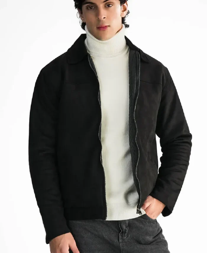 Avant Garde Suede Leather Jacket - Trendy Leather Jackets