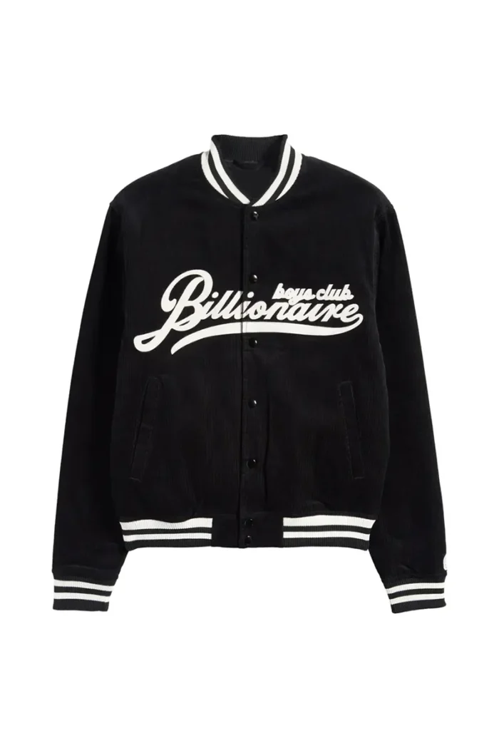 Billionaire Boys Club Space Crew Corduroy Bomber Jacket Front - Trendy Leather Jacket