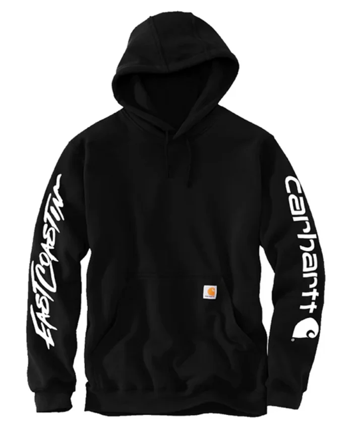 Carhartt X Eastcoastin Hoodie Black - Trendy Leather Jackets