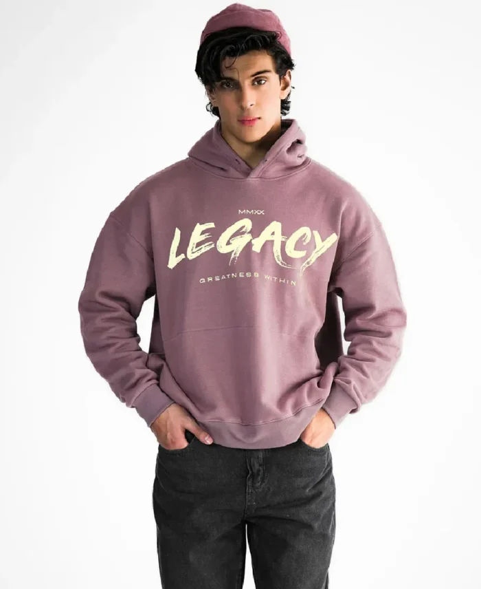 Legacy Mauve Hoodie - Trendy Leather Jackets