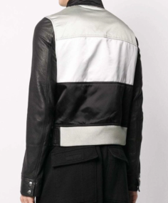 Men’s Slim Fit Biker Leather Jacket Back - Trendy Leather Jackets