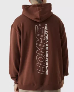 Men's Tall Oversized Homme Back Print Graphic Hoodie - Trendy Leather Jackets