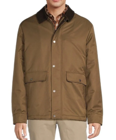 Men's Brown Carcoat Jacket - Trendy Leather Jacket