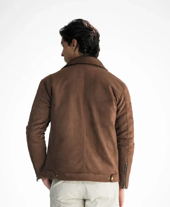 Shop The Avant Garde Suede Leather Brown Jacket - Trendy Leather Jackets