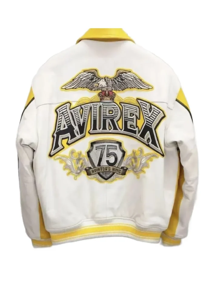 Shop The Aviator King 75 Yellow Flight Bomber Jacket - Trendy Leather Jacket