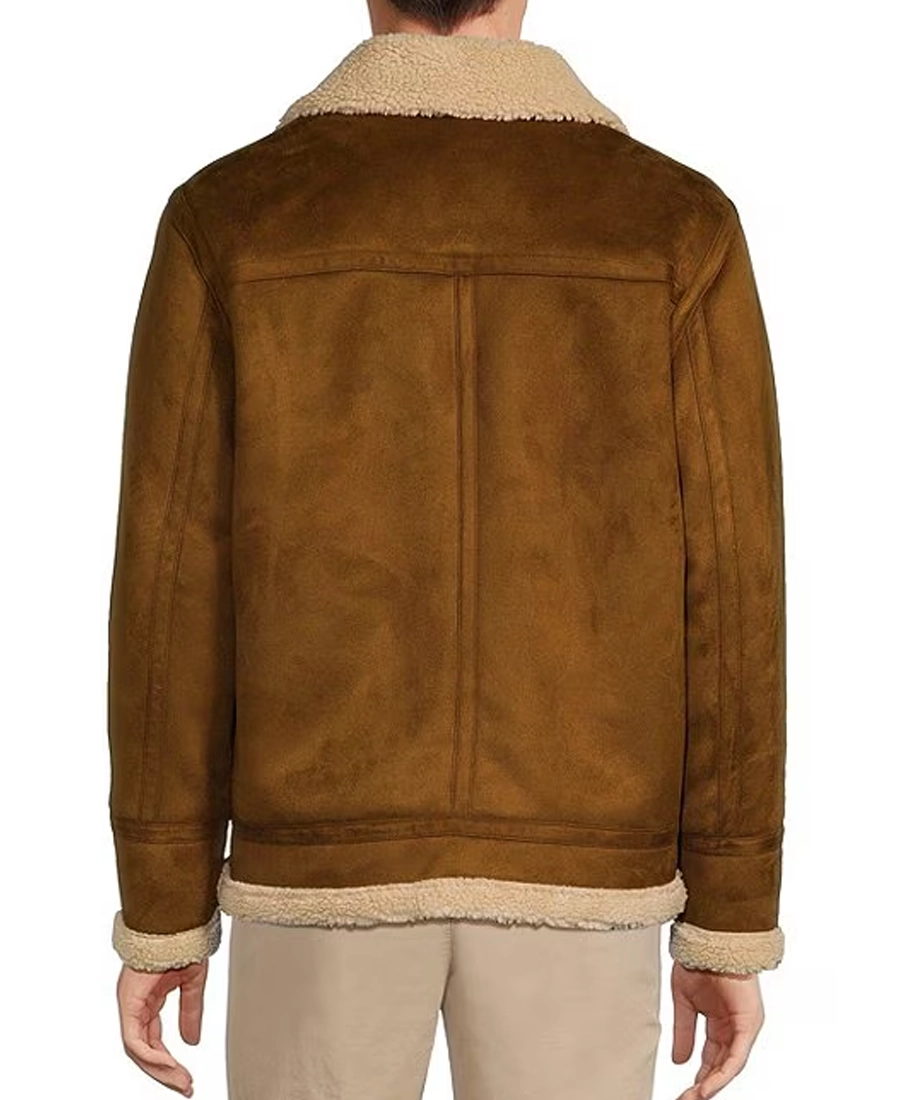 Shop The Men's Sherpa Collar Hipster Jacket - Trendy Leather Jackets