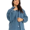 Women Teddy Trucker Sherpa Jacket
