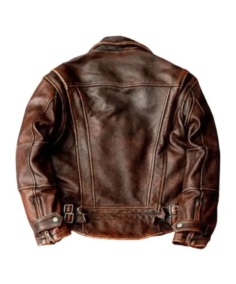 Adventure Bound Brown Leather Jacket Back - Trendy Leather Jackets