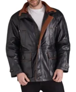 Wildwood Whisperer Black Leather Jacket - Trendy Leather Jackets