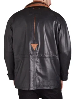 Wildwood Whisperer Black Leather Jacket Back - Trendy Leather Jackets