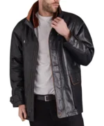 Wildwood Whisperer Black Leather Jacket Front - Trendy Leather Jackets