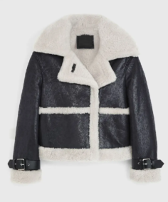 Arlo Shearling Leather Jacket - Trendy Leather Jackets