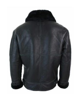 B3 Premium Sheepskin Flight Aviator Jacket Back