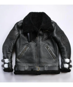 B3 Premium Sheepskin Flight Shearling Jacket - Trendy Leather Jackets