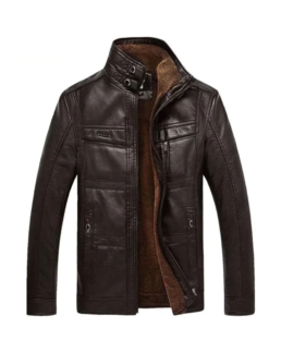 Men’s Beast Sheepskin Leather Jacket - Trendy Leather Jackets