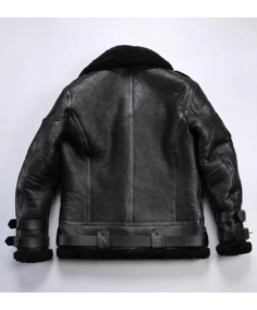 Shop The B3 Premium Sheepskin Flight Shearling Jacket - Trendy Leather Jackets