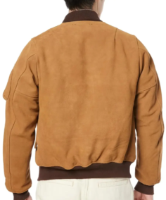 Shop The Houston Cow Suede MA-1 Flight Jacket - Trendy Leather Jackets