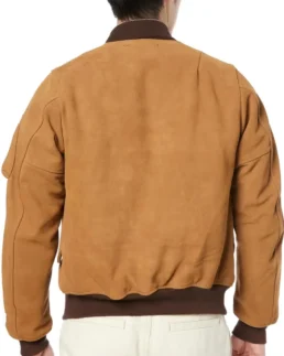 Shop The Houston Cow Suede MA-1 Flight Jacket - Trendy Leather Jackets