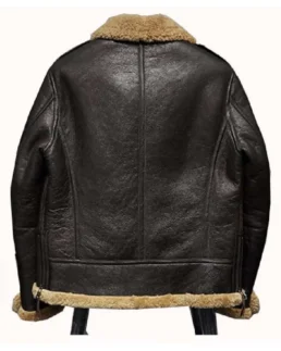 Shop The Men Aviator Flight Sheepskin Leather Jacket - Trendy Leather Jackets