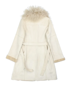 Shop The Women's Mongolian Fur White Afghan Coat - Trendy Leather Jackets