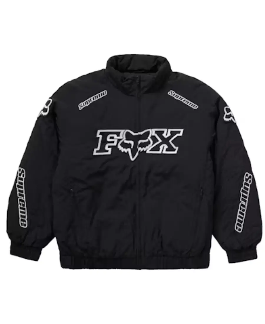 Supreme Fox Racing Puffy Jacket サイズS Supreme Fox Racing Puffy Jacket | Trendy Leather Jackets