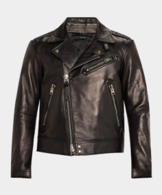 Tom Ford Nappa Grain Leather Asymmetric Biker Jacket - Trendy Leather Jackets