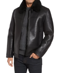 Baxter Shearling Collar Jacket