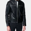 Black Men's Leather Jacket