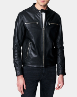 Black Men's Leather Jacket
