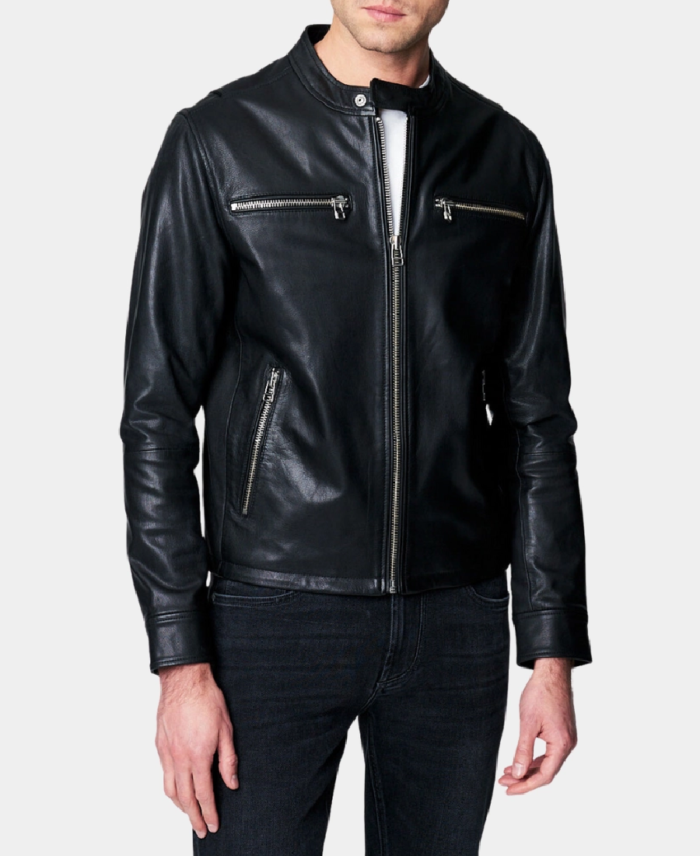 Black Men's Leather Jacket