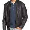 Cowhide Leather Mens Vintage Jacket