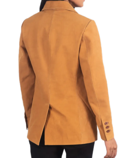 Jenna Women’s Brown Suede Blazer
