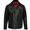 Men Classic Biker Leather Jacket