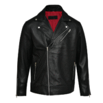 Men Classic Biker Leather Jacket
