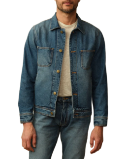 Men’s Buttoned Japanese Jean Jacket