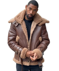 Shop The Men's Aviator Pilot B3 Shearling Leather Jacket